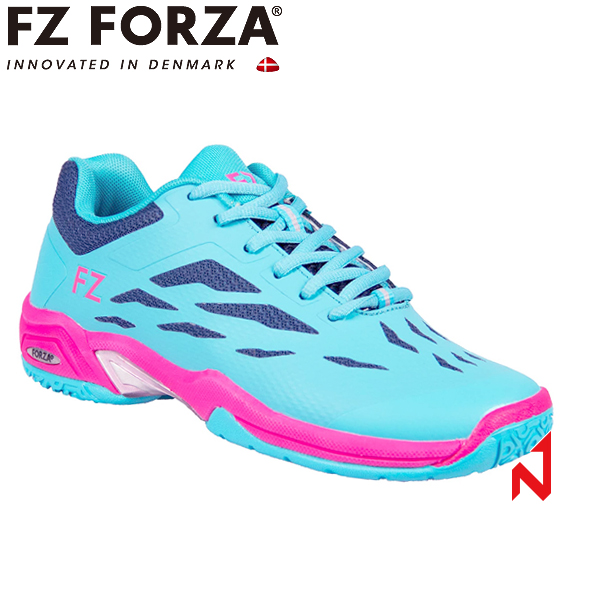 ★온라인 창고대방출★FZ 포르자 배드민턴화 비브라 302964-0110 SBBL 여성