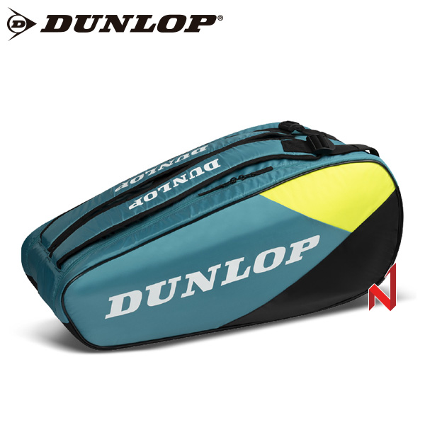 2025던롭 가방 2단 SX 클럽 10RKT 라켓백 10364026 TEAL/BK/YL