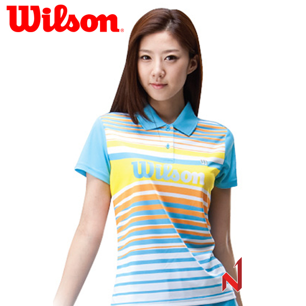◆온라인 창고대방출◆윌슨 폴로 반팔티 W1-023 블루 여성