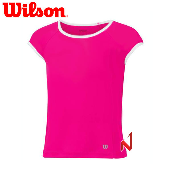 ◆온라인 창고대방출◆윌슨 라운드 반팔티 WRA709907 주니어