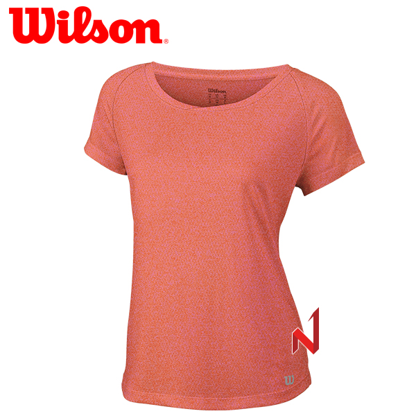 윌슨 반팔티 코어 캡 슬리브 WRA750302 나스투리움 여성