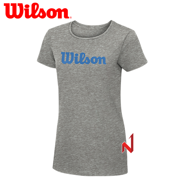 윌슨 반팔티 코어 스크립트 코튼 티 WRA758202 헤더그레이 여성