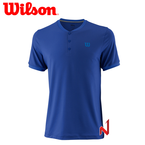 윌슨 반팔티 헨리 WRA762904 메저린블루 남성