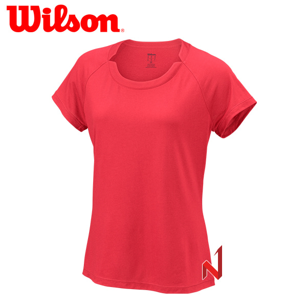 윌슨 반팔티 컨디션 티 WRA760308 코랄 여성