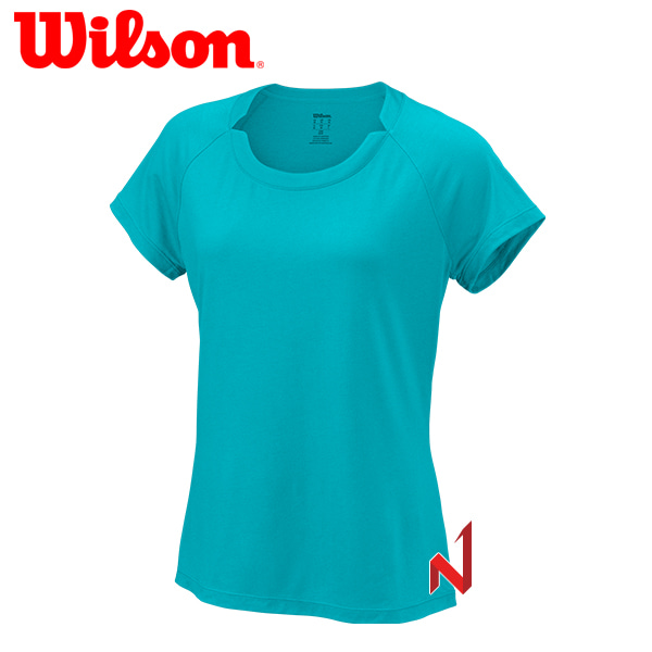 윌슨 반팔티 컨디션 티 WRA760304 블루 여성