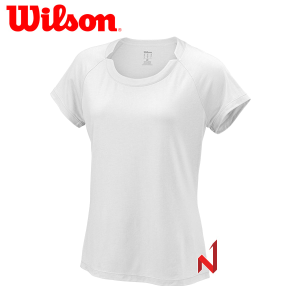 윌슨 반팔티 컨디션 티 WRA760305 화이트 여성