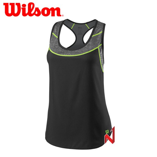 윌슨 민소매 하이브리드 탱크 WRA764104 블랙 여성
