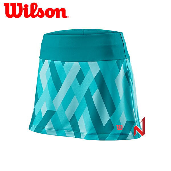 윌슨 스커트 프린트 1.25 스커트 WRA769301 블루버드 여성