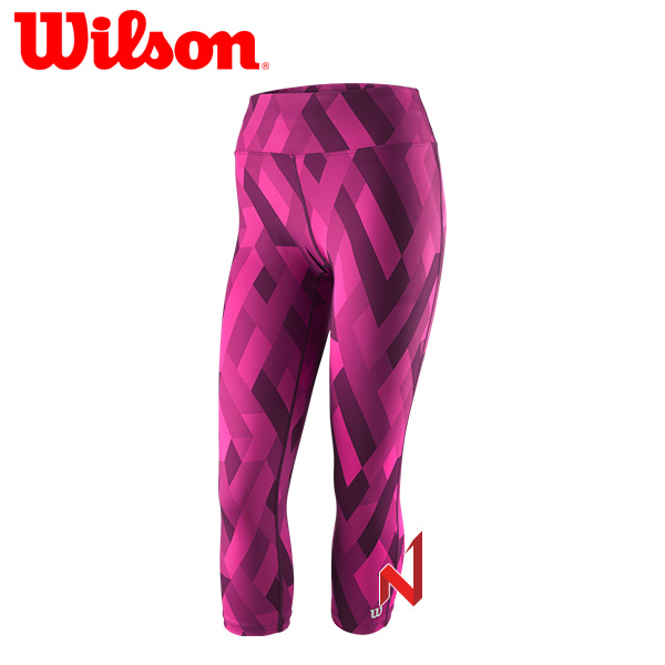 윌슨 레깅스 프린티드 타이트 WRA761703 베리베리 여성