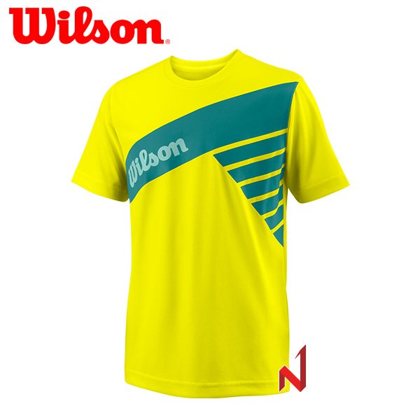 윌슨 반팔티 슬랜트 테크 티 WRA768101 옐로우 주니어