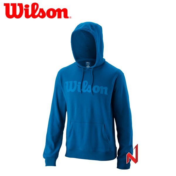 윌슨 긴팔티 스크립트 코튼 WRA769114 블루 남성