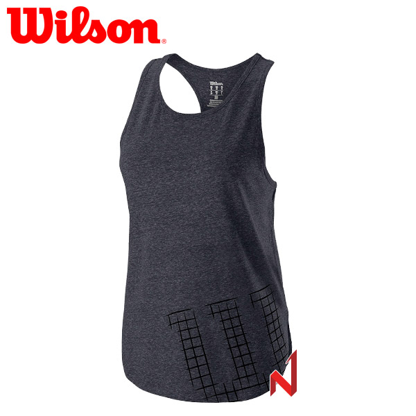 윌슨 민소매 스텐실 테크 탱크 WRA775604 여성