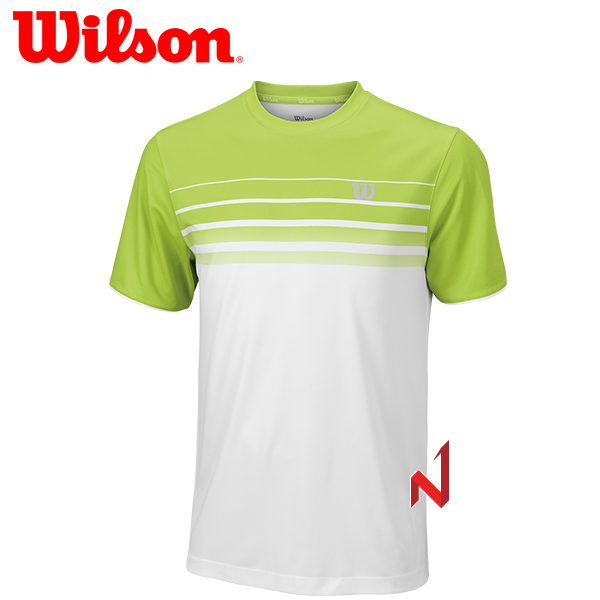 윌슨 반팔티 스프링 스트라이프트 크루 WRA745502 남성