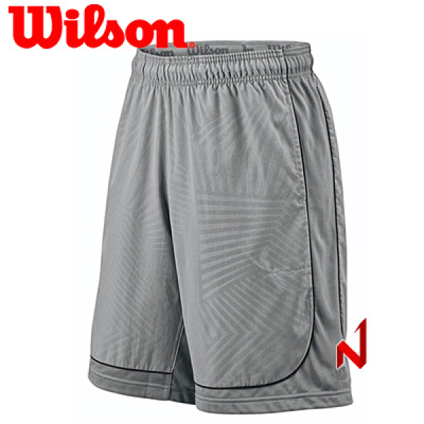 ◆온라인 창고대방출◆윌슨 반바지 라나 엠보스 10인치 쇼트 WR1091200 쿨 그레이 남성
