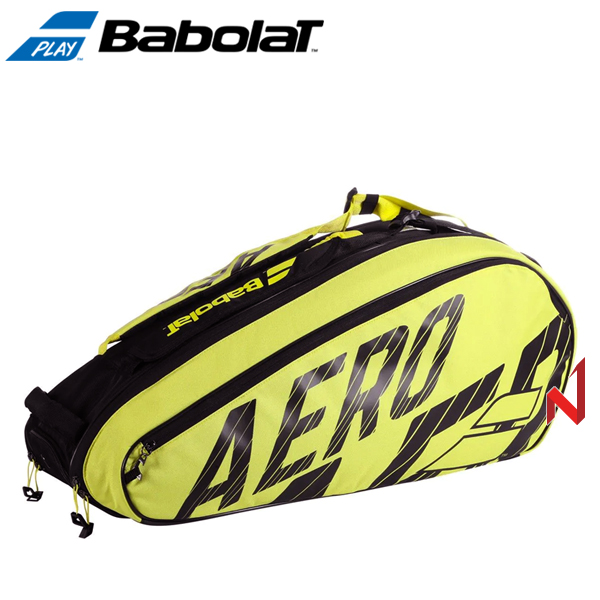 ◆온라인 창고대방출◆바볼랏 가방 2단 퓨어 에어로 X6 751212 BK/YL