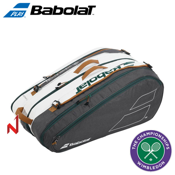 ◆온라인 창고대방출◆바볼랏 가방 3단 퓨어 윔블던 RH X12 751217 WH/GR