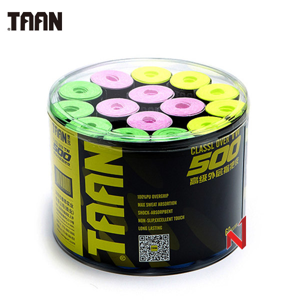TAAN 그립 배드민턴 오버그립 TW-500 60개입/1캔