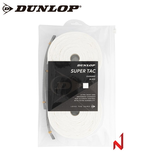 던롭 스릭슨 그립 슈퍼 택 오버그립 릴 30P 10298363 WH