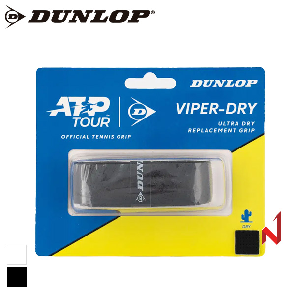 던롭 그립 ATP 바이퍼 드라이 원그립 10365371/10365372 WH/BK