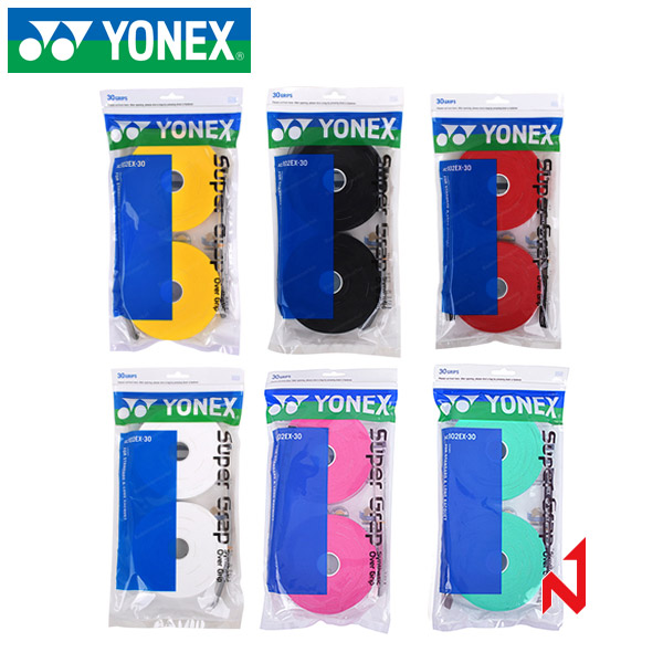 요넥스 오버그립 AC102EX-30 슈퍼그립 30PK 6색상