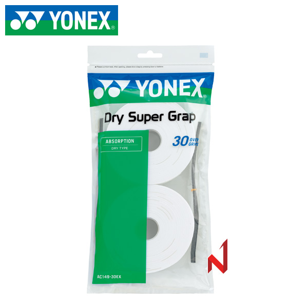 요넥스 그립 드라이 그립 AC149EX 30PK WH