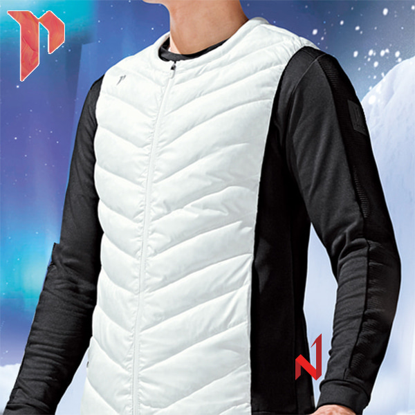 [No1.아울렛]패기앤코 베스트 V-1002 아이보리/블랙 남성