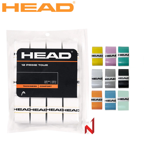 헤드 그립 프라임 투어 오버그립 285631 12PK 9색상