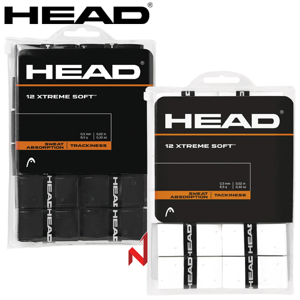헤드 그립 익스트림 소프트 오버그립 285405 12PK WH/BK