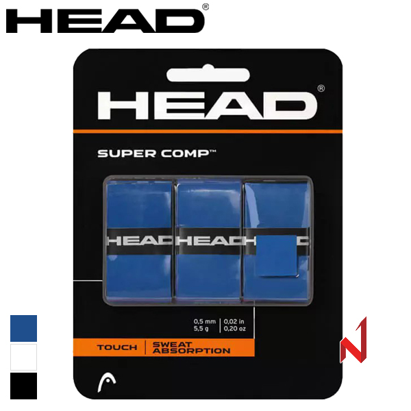 헤드 그립 슈퍼 콤프 오버그립 285088 3PK BL/BK/WH