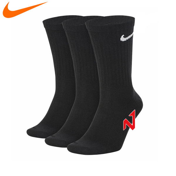 나이키 양말 에브리데이 라이트 크루 SX7676-010 3P 드라이핏