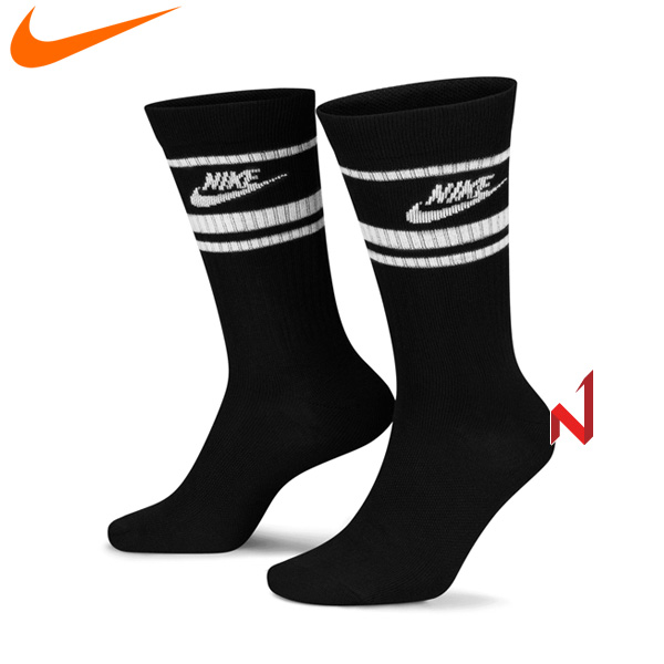 나이키 양말 에브리데이 에센셜 크루 DX5089-010 3P