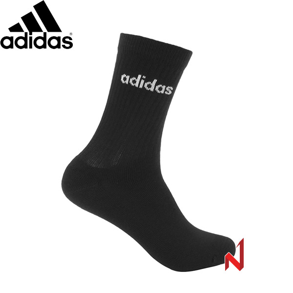 아디다스 장목양말 쿠션 베이직 크루 GE6171 3P 남성