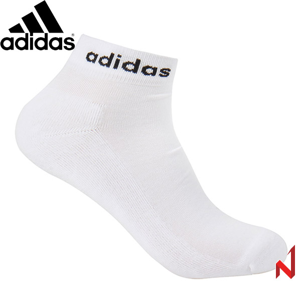 아디다스 단목양말 라이트 앵클 GE1380 화이트 3개입