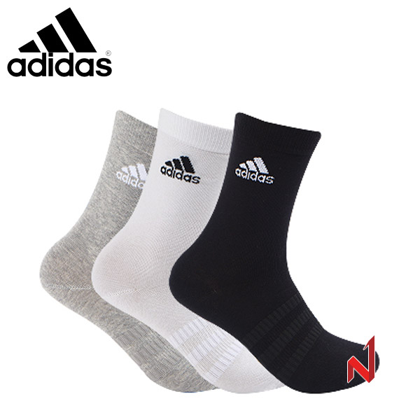 아디다스 장목양말 라이트 크루삭스 DZ9392 3P