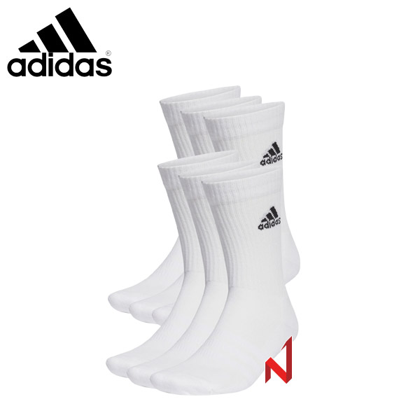 아디다스 장목양말 쿠션 SPW 크루삭스 HT3453 6P
