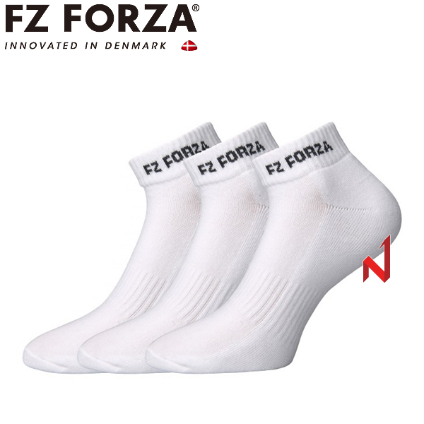 FZ 포르자 단목양말 컴포트 FZ302452-1002 WH 3PK