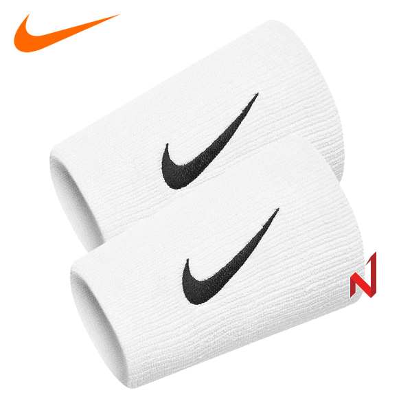 나이키 손목밴드 테니스 프리미어 더블와이드 PAC300-101 화이트 2PK
