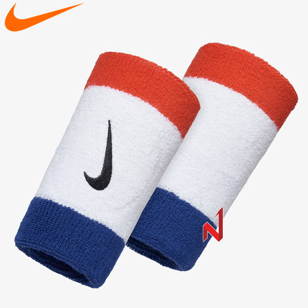 나이키 손목밴드 스우시 더블와이드 AC2287-620 2PK