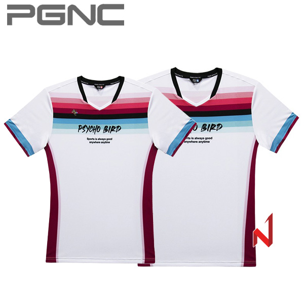 2024SS 패기앤코 반팔티 싸이코버드 PSY-5004/PSY-6004 WH.WN 남성/여성
