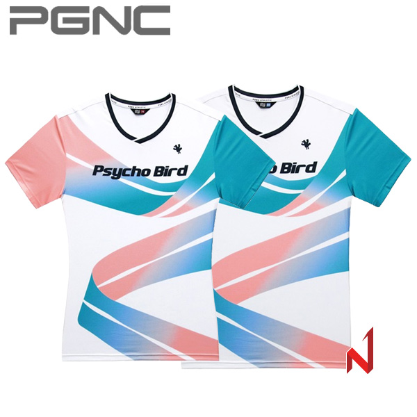 2024FW 패기앤코 반팔티 싸이코버드 PSY-5015/PSY-6015 WH.AP.TQ 남성/여성