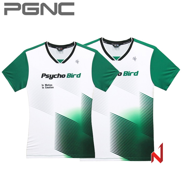 2024FW 패기앤코 반팔티 싸이코버드 PSY-5016/PSY-6016 WH.GN 남성/여성