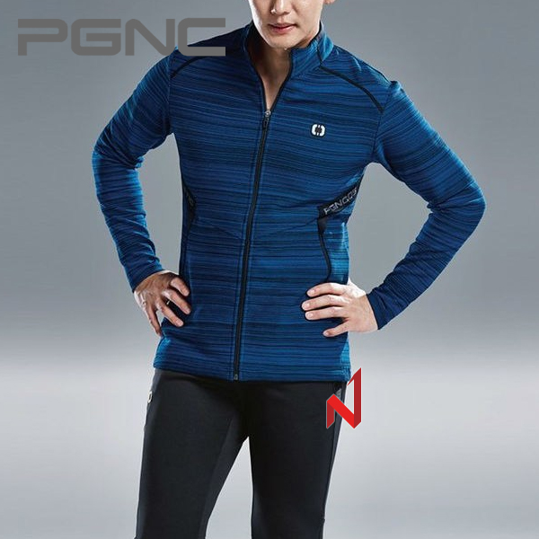 [No1.아울렛]패기앤코 트레이닝 상의 NTT-3225 블루/블랙 남성