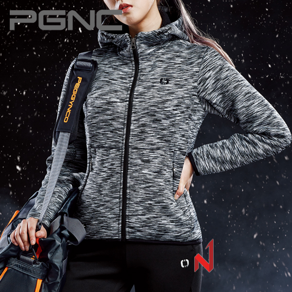 [No1.아울렛]패기앤코 트레이닝상의 NTT-4236 L.멜란지 그레이 여성