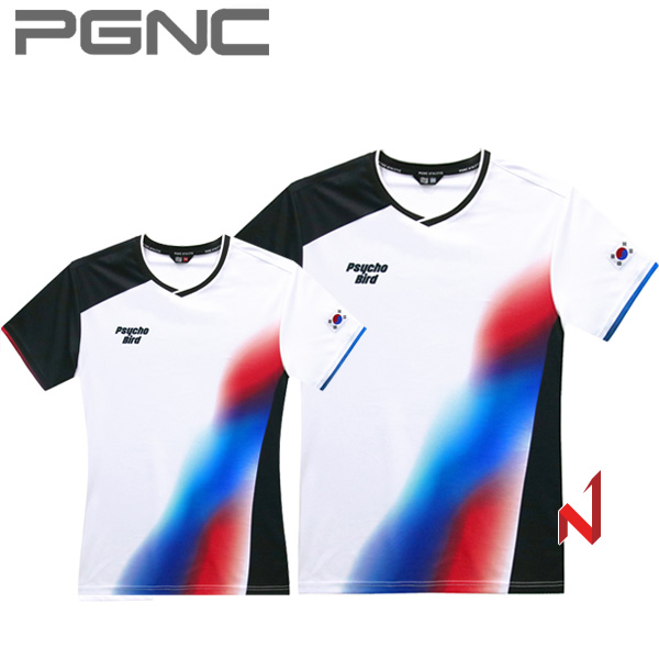 2025SS 패기앤코 반팔티 싸이코버드 PSY-5027/PSY-6027 WH.BK.RD.BL 남성/여성