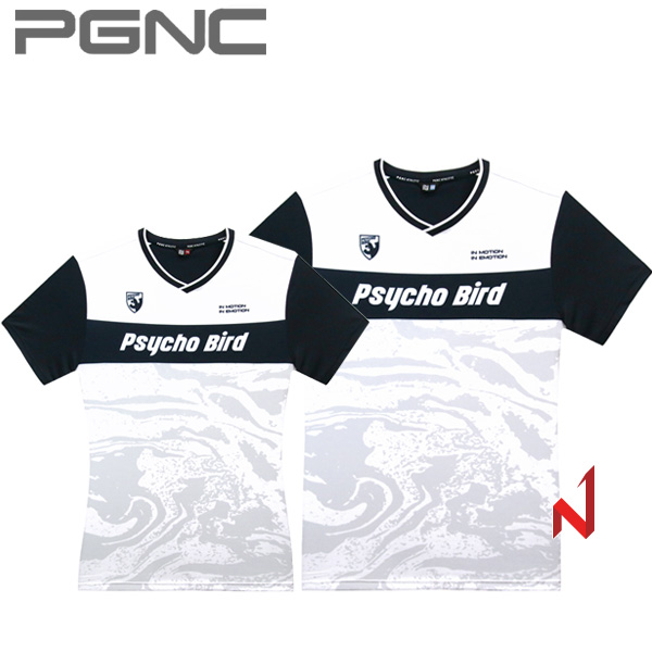 2025SS 패기앤코 반팔티 싸이코버드 PSY-5028/PSY-6028 WH.D_NA 남성/여성