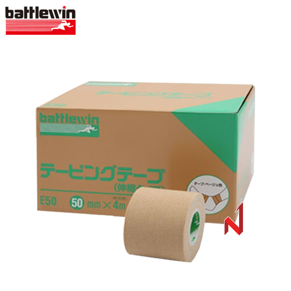 니찌반 배틀윈 테이핑 테이프 E타입 50mm 12롤 베이지