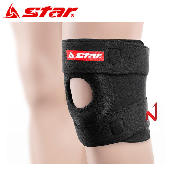 스타 보호대 XD306N 무릎보호대 검정
