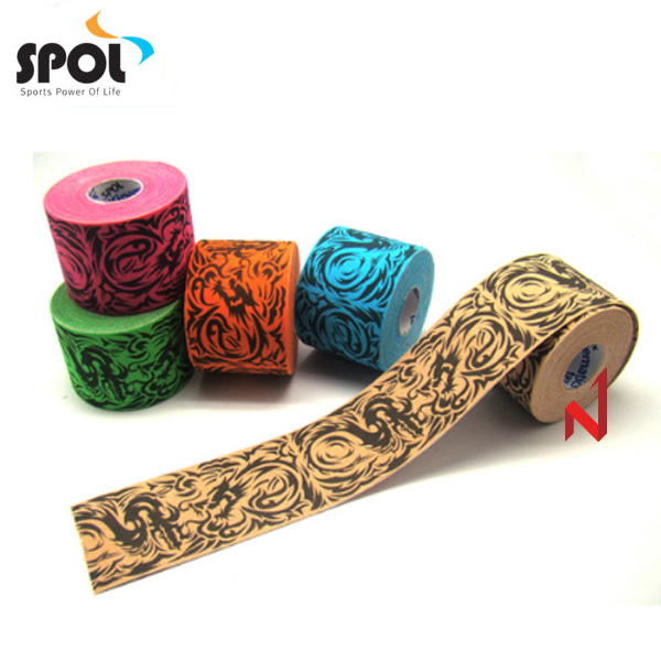 SPOL 테이프 키네메틱스텍스 타투 5cmx5m 1BOX=6롤