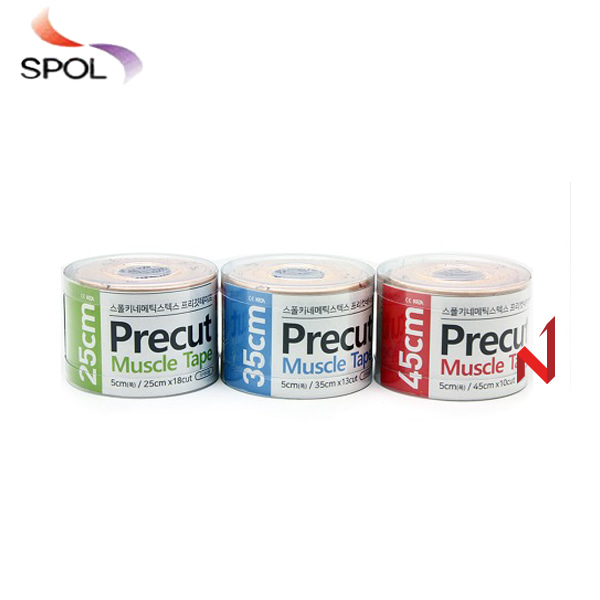 SPOL 테이프 키네메틱스 프리컷(컷팅)테이프 3종