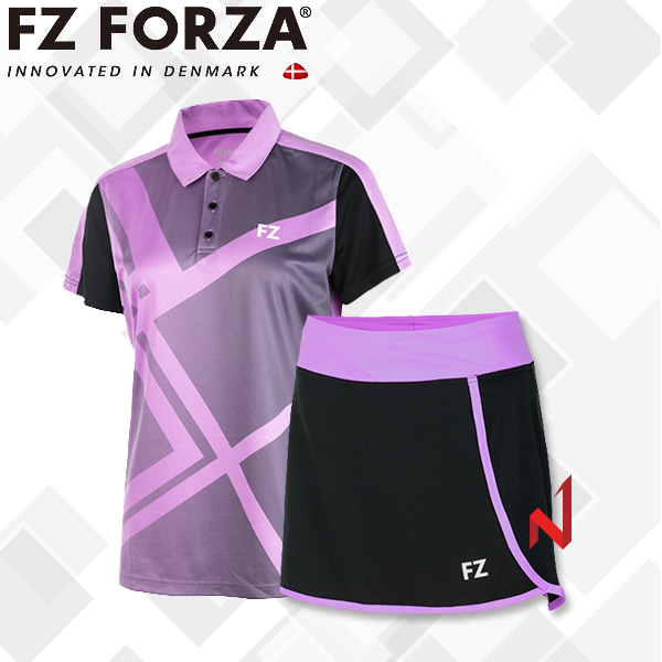 포르자 세트의류 반팔티 + 스커트 캠브리지 폴로 302276-0419 + 펄 302341-0419 여성